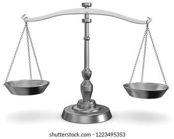 3d Illustration Silver Scales Stock Illustration 1223495353 | Shutterstock