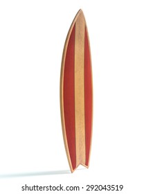 3d Illustration Of A Surfboard