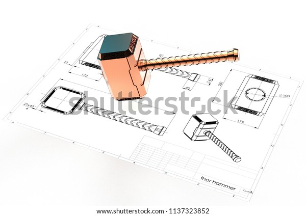 Featured image of post Thor Hammer Drawing 3D