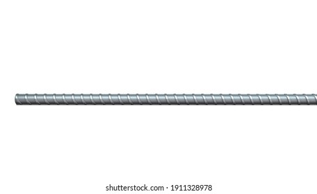 3d Illustration Of Tmt Steel Bar