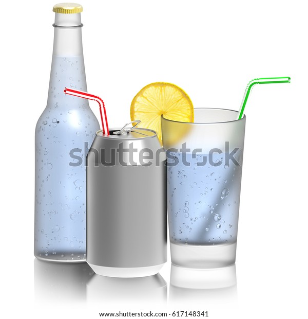 Download 3d Illustration Tonic Water Glass Bottle Stock Illustration 617148341 Yellowimages Mockups