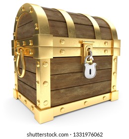 3D Illustration Treasure Chest