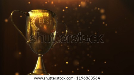 3D illustration 3D Trophy