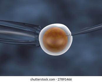 3D Illustration Of An In Vitro Cloning Assay