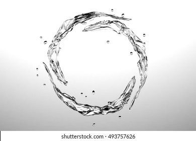 3D Illustration Of Water Wheel
