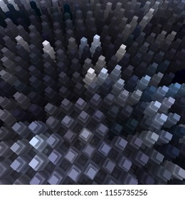 3D illustration. Web modern backdrop. Colorful pattern. Abstract geometric shapes. Background.