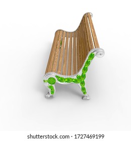 3d Image Of Aluminum Bench Urban 1