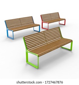 3d Image Of Aluminum Bench Warsaw 8