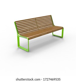 3d Image Of Aluminum Bench Warsaw 5