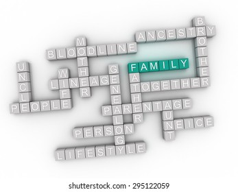 Genealogy Chart Word Crossword