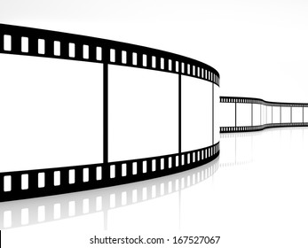 Film Strip Banners Black White Vector Stock Vector (Royalty Free ...