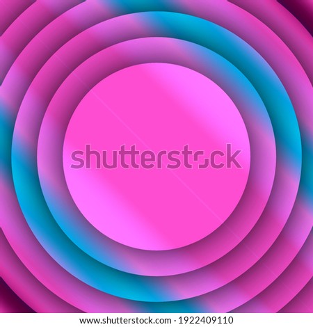 3d image with gradient colors design in abstract blurry bacground