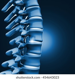 3d Image Of Herniated Disk Human Spinal