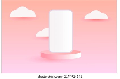 A 3D image is used as a background