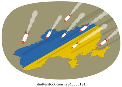 3D Isometric Flat  Conceptual Illustration of Stop War In Ukraine, Russian Military Aggression