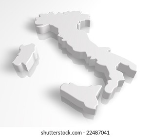 3d Italy Map