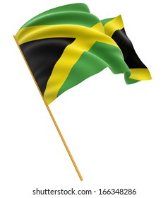 3D Jamaican Flag