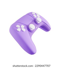 3d joystick, gamepad, game controller, console, video game. 3d render illustration. isolated background - Powered by Shutterstock