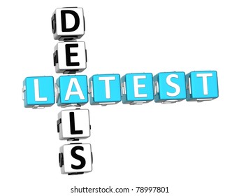 3d Latest Deal Crossword Stock Illustration 78997801 Shutterstock