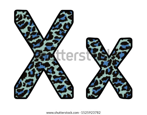 3d leopard print letter x jaguar stock illustration 1525923782 shutterstock