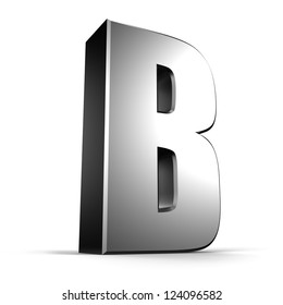 3D Letter B From My Metal Letter Collection