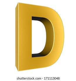 3d Text Orange D Alphabet Big Stock Vector (Royalty Free) 1924877843