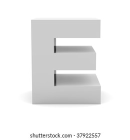 3d Letter E