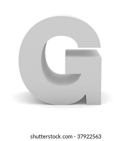 3d Letter G