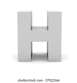 3d Letter H