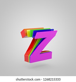 3d Letter Z Lowercase 3d Render Stock Illustration 1268215333 ...