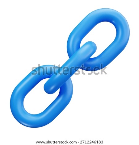 3D Link Chain Connection Attach Icon