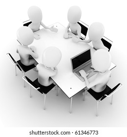 42,639 3d Man Meeting Images, Stock Photos & Vectors 