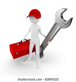 3d man maintenance Images, Stock Photos & Vectors | Shutterstock