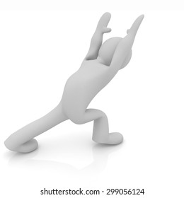 3d Man Isolated On White Series Stock Illustration 299056124 | Shutterstock