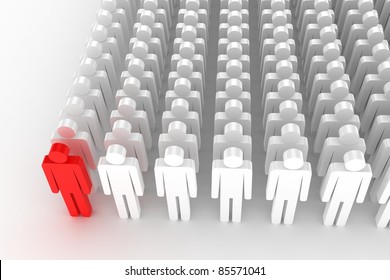 3d Man Joining Group People Stock Illustration 85571041 | Shutterstock