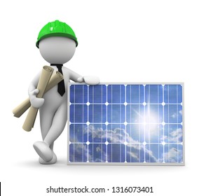 3d Man Photovoltaic Project