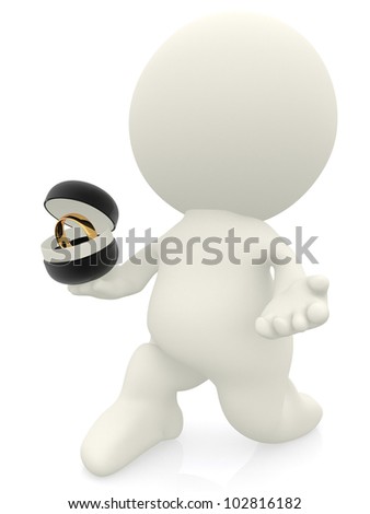 3d Man Analysing Stock Photo, Picture and Royalty Free Image. Image  24488511.