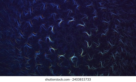3D manual rendering abstract starry Night in the Cosmic Realm