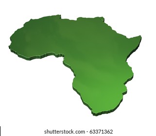 3d Africa Map Images Stock Photos Vectors Shutterstock