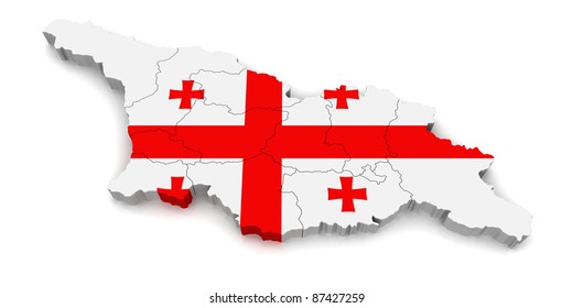 2,461 3d georgia map Images, Stock Photos & Vectors | Shutterstock