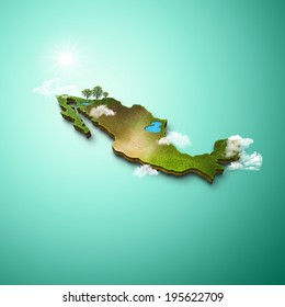 6,560 Map of mexico 3d Images, Stock Photos & Vectors | Shutterstock