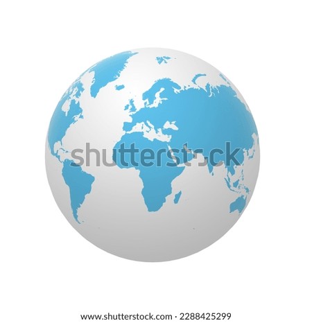 A 3D map that expresses the earth in three dimensions, and put the world in a globe. USA China Russia Ukraine.