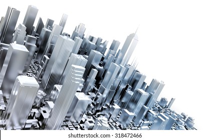 3D Metal City