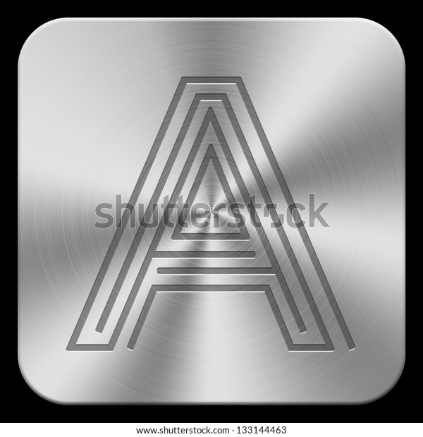 3d metal letters.\
(high-res.)