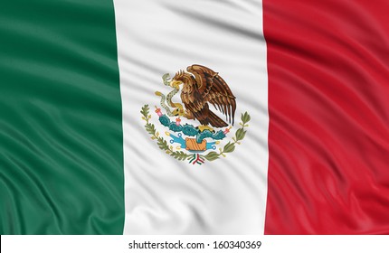 3D Mexican Flag 