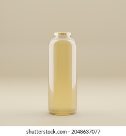 3D Mockup Sweet Lemonade In A Bottle Promotional Product