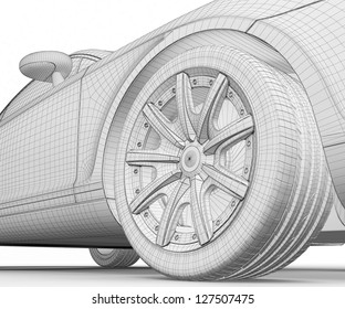 	3D Model Car