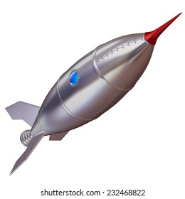 3D Model Of A Rocket