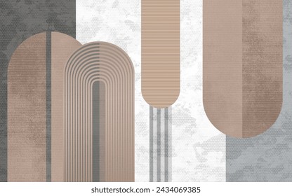 Papel pintado mural minimalista