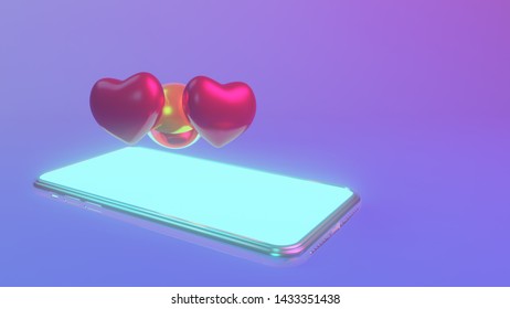 3d Motion Emoji Face On Smart Stock Illustration 1433351438 | Shutterstock